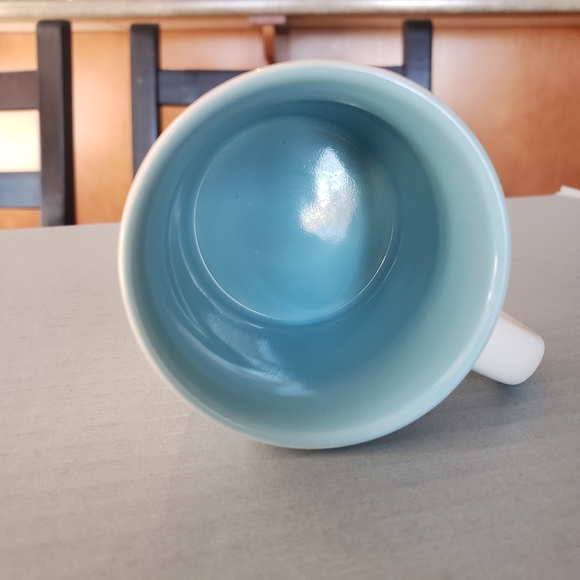 *STOCKING STUFFER* INDIGO "V" Monogram Espresso Mug - Picture 3 of 3